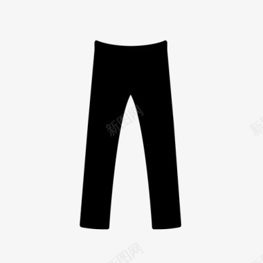 运动裤斜纹裤紧身裤图标图标
