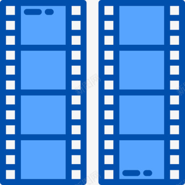 电钻图标电影电影3蓝色图标图标