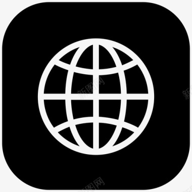 语言全球商务全球图标图标