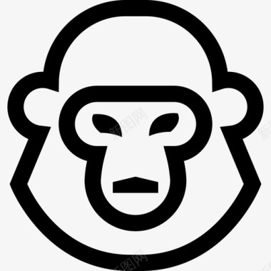 猩猩大猩猩动物猴子图标图标