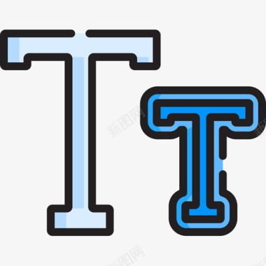 I字母小写字母文本编辑器41线型颜色图标图标