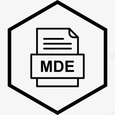 PDF文件格式mde文件文件文件类型格式图标图标