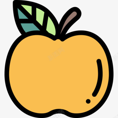 苹果神话2线条色彩图标图标