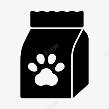 宠物食品狗粮宠物商店图标图标