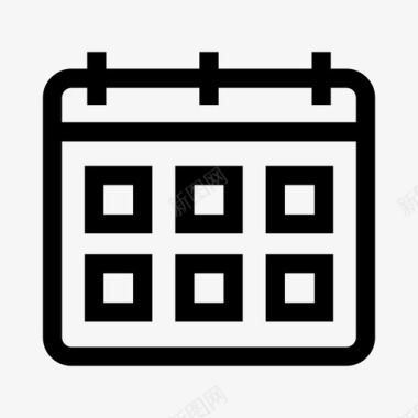日期新鲜日历日期事件图标图标