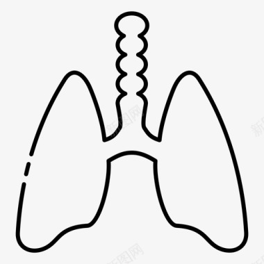 肺状况肺解剖学人类图标图标