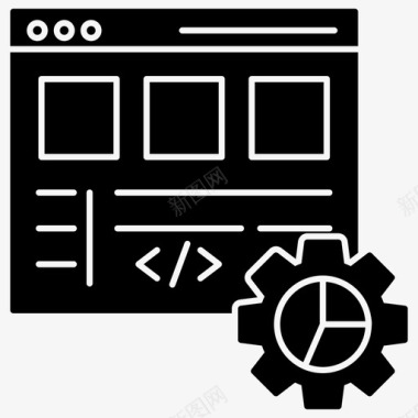 数据信息表格网站配置数据分析信息元素图标图标