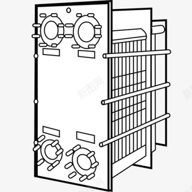 icon地址板式换热器图标