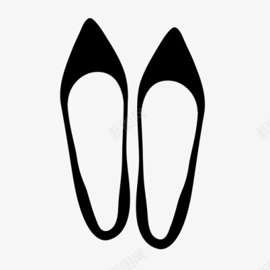 采购产品鞋子芭蕾平底鞋时装图标图标