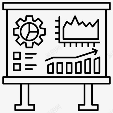 应用元素图形表示分析业务分析图标图标