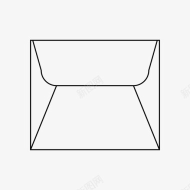 含着信封信封邮件新闻稿图标图标
