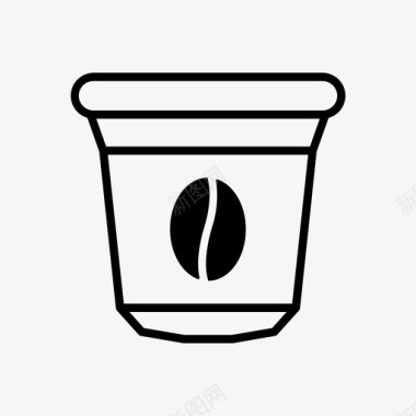 免抠咖啡机咖啡胶囊咖啡机浓缩咖啡图标图标