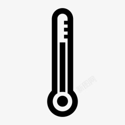 温度测量仪器温度计摄氏度湿度图标高清图片