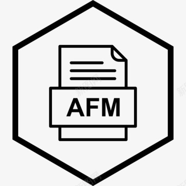 afm文件文件文件类型格式图标图标