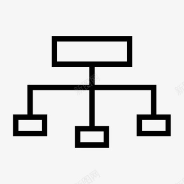 矢量线路网络通信连接图标图标