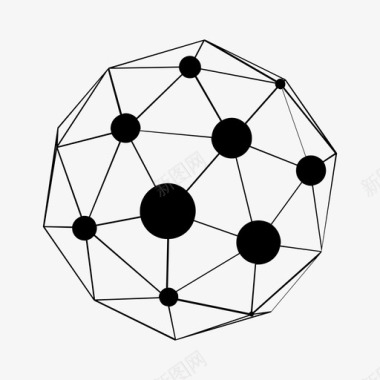 数字图标网络数字技术图标图标