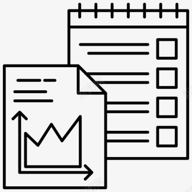 黑色信息图表统计报告数据分析图表图标图标