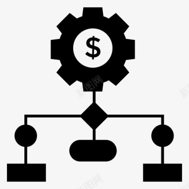 集合运算符财务网络业务网络财务管理图标图标
