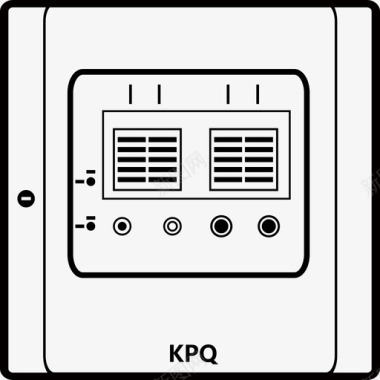 气体气体灭火控制盘图标