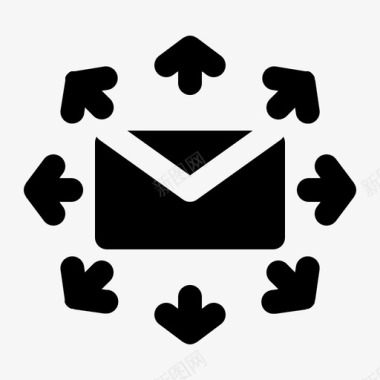 发送邮件发送邮件文档邮件字形图标图标