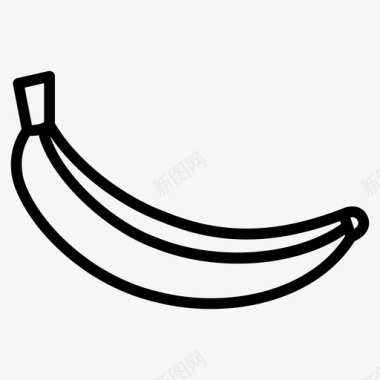 香蕉吃食物图标图标