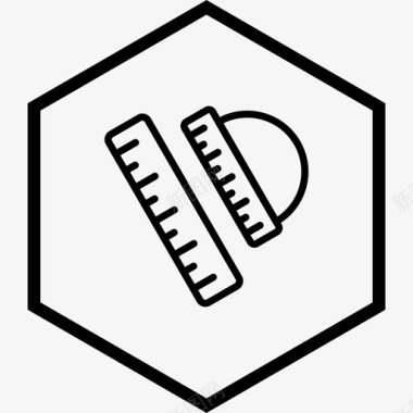 几何数学图标几何集教育比例尺图标图标