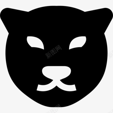 豹动物猫图标图标
