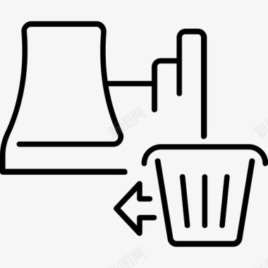 生物DNA回收容器工厂图标图标