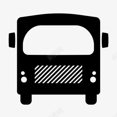 公共环境标识公共交通工具汽车图标图标