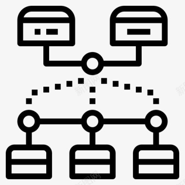 科技金融图表虚拟过程数据图表图标图标