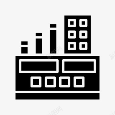 公司合同范本公司建筑工厂图标图标