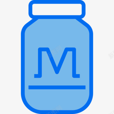 奶瓶农场32蓝色图标图标