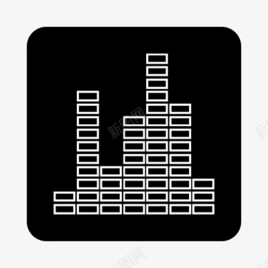 均衡器音乐声波收音机图标图标