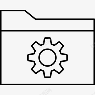 企业卡片标识文件夹存档配置图标图标