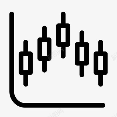 黑色信息图表信息图表条形图业务图标图标