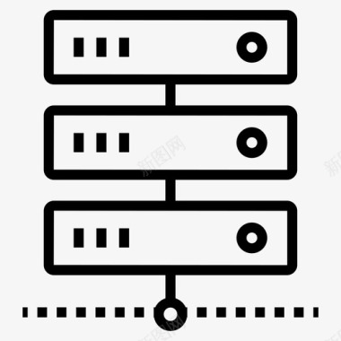 大数据存储数据存储服务器数据托管数据服务器图标图标