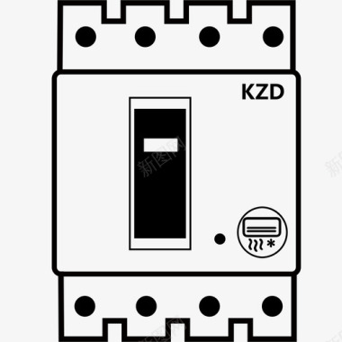 大金空调标识空调柜主断路器图标