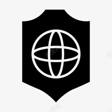 盾世界保护安全图标图标