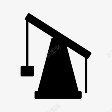 油泵千斤顶炼油厂油井千斤顶图标图标