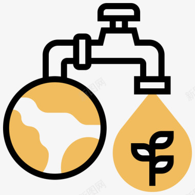 全球变暖图片素材下载水全球变暖3黄影图标图标