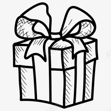 生日礼品盒礼品盒包装盒图标图标