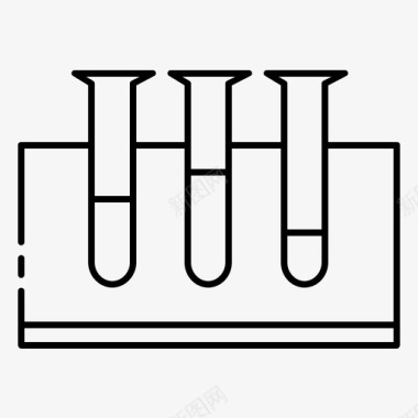 化学器材试管化学实验室图标图标