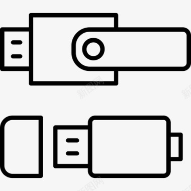 记忆标本记忆棒文件闪存图标图标