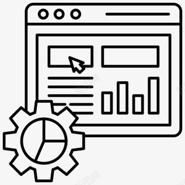 网站开发网站配置数据分析信息元素图标图标