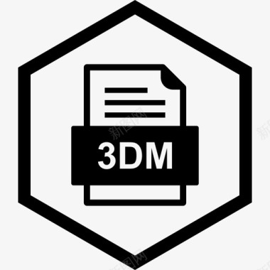 DM云集3dm文件文件文件类型格式图标图标