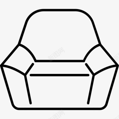 椅子深家具图标图标