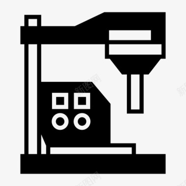 日本生产机械制造生产图标图标
