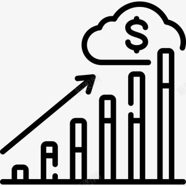 条形矢量条形图投资39线性图标图标
