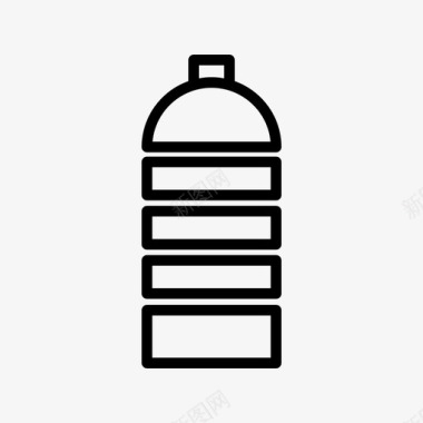 瓶装水饮料玻璃瓶图标图标