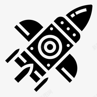 火箭婴儿宇宙飞船图标图标